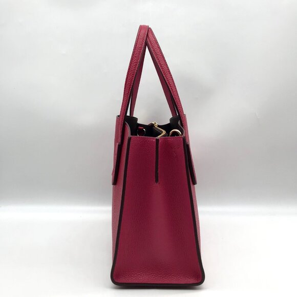 Coach Pebbled Leather Charlie 28 Carryall Satchel In Colorblock 69446 - Picture 3 of 12